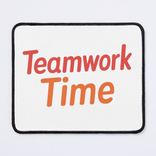 Item preview, Teamwork Time – Playful Handwritten Words in Fox Colors designed and sold by Educational Prints & Fun ABC Designs.