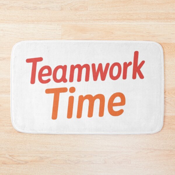 Item preview, Teamwork Time – Playful Handwritten Words in Fox Colors designed and sold by Educational Prints & Fun ABC Designs.