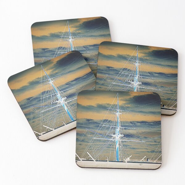 Item preview, Masked boat with stormy skies designed and sold by jeffborrer.