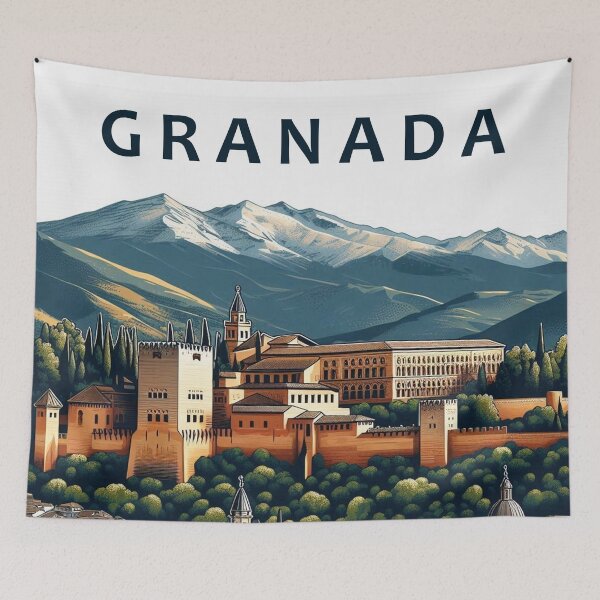 Artikelvorschau, Granada, Spanien entworfen und verkauft von devonclemon.