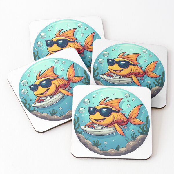Item preview, Rey Pescador con gafas de sol en una limusina de burbujas – Lanzamiento viral 2025 designed and sold by Imaginarium of Chaos falcon88 .