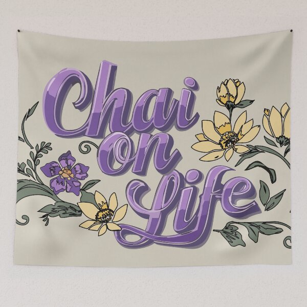 Item preview, Chai on Life Mug - Chai Enthusiast Gift designed and sold by Gems-Canvas.