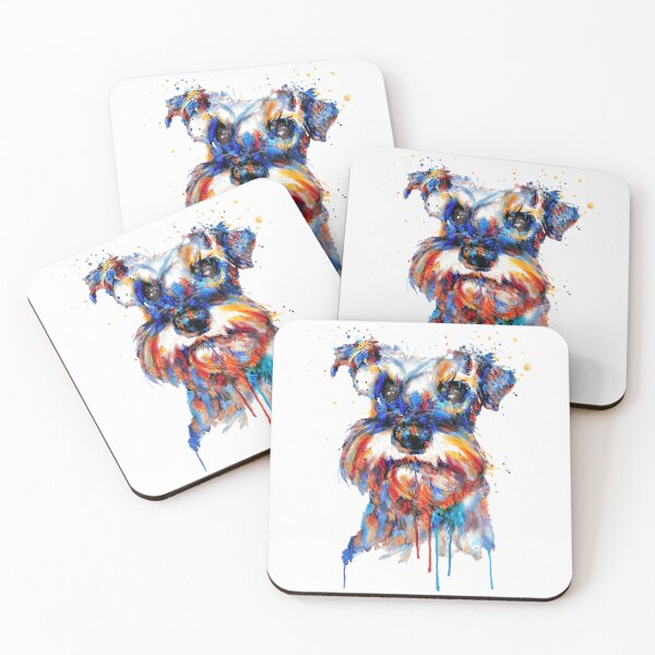 Item preview, Watercolor Schnauzer Face designed and sold by caracatita75.