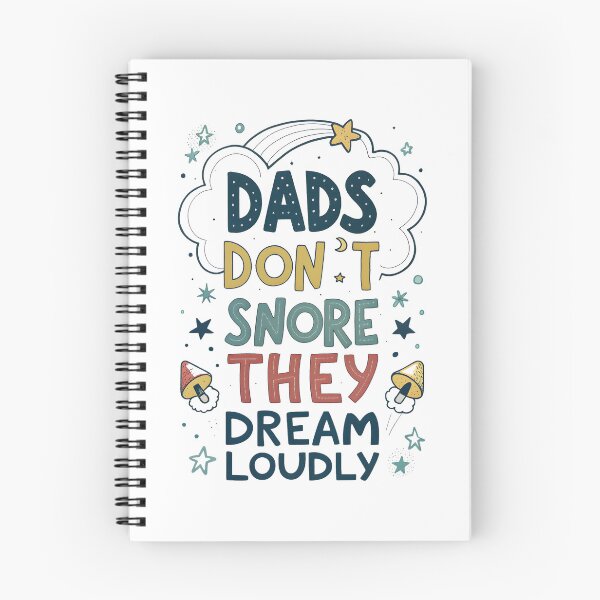 Item preview, dad's dont snore, they dream loudly  designed and sold by Ismartista.