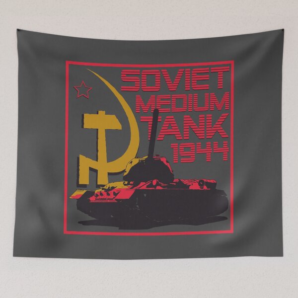 Item preview, Soviet Tank Patriotic Design, Red Star, Hammer and Sickle, Military Symbolism designed and sold by FAawRay.