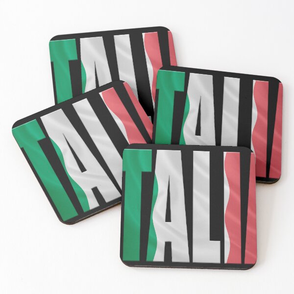 Item preview, Word Italia with an overlay of a facsimile of the Italian flag. designed and sold by funkyworm.