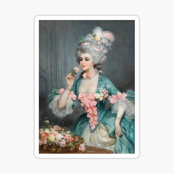 Artikel-Vorschau von Marie Antoinette Französisch Vintage Kunst Porträt Malerei, designt und verkauft von DahlPrints.