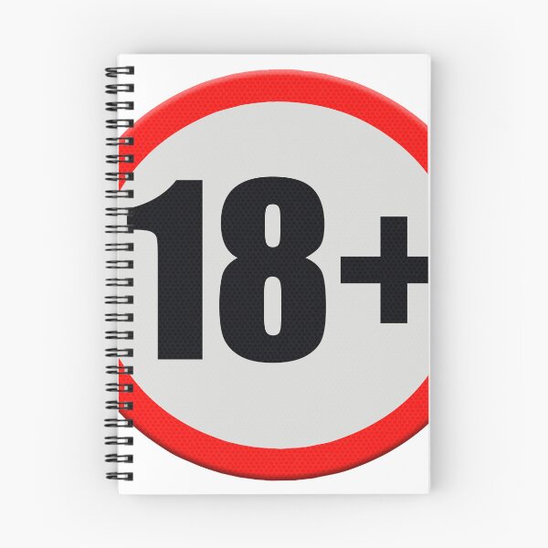 Item preview, Road sign with the text 18+ designed and sold by funkyworm.