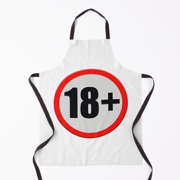 Item preview, Road sign with the text 18+ designed and sold by funkyworm.