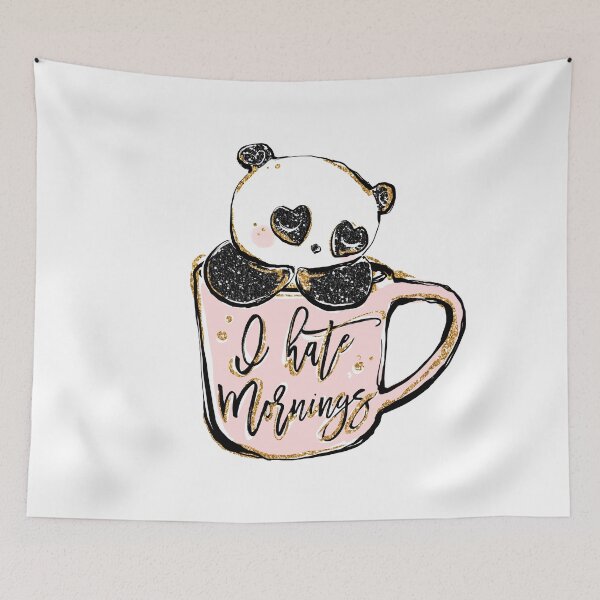 Item preview, Lazy Panda Coffee Cup designed and sold by KaramfilaS.