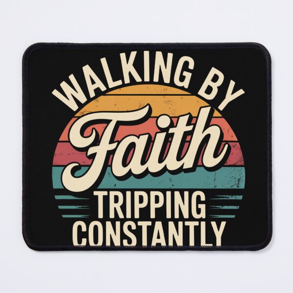 Item preview, Vintage Christian Bible Walking By Faith Tripping Constantly  designed and sold by artcultreone.
