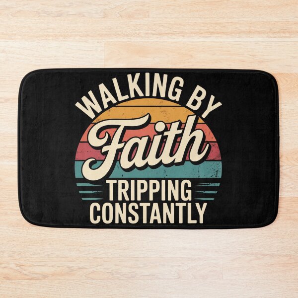 Item preview, Vintage Christian Bible Walking By Faith Tripping Constantly  designed and sold by artcultreone.
