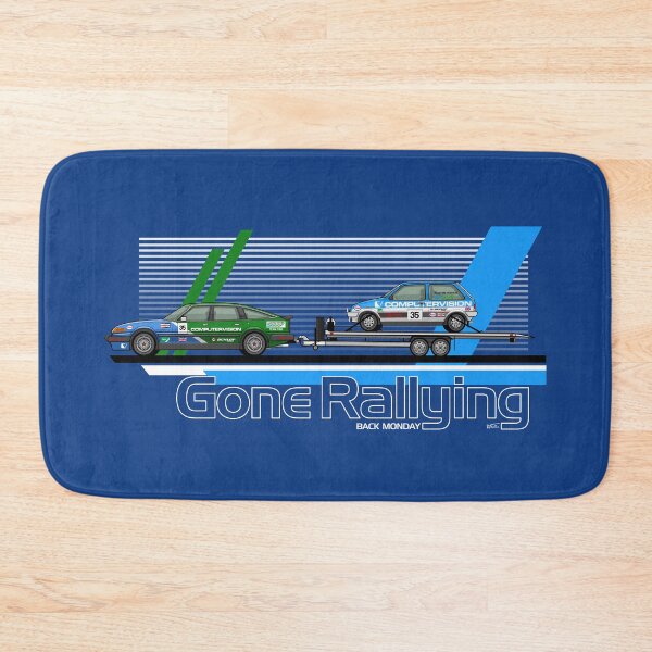 Item preview, Gone Rallying, Back Monday - Rover SD1 & MG Metro 80's rally cars designed and sold by RJWautographics.