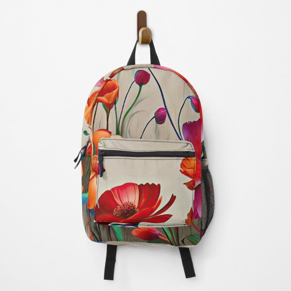 Item preview, Digital illustration of brightly colored vibrant flowers. designed and sold by fotoryum.