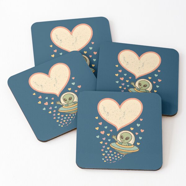 Item preview, Pastel Alien Love – Cosmic Hello designed and sold by DanielBDesigns.
