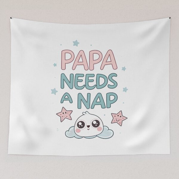 Item preview, papa needs a nap designed and sold by Ismartista.