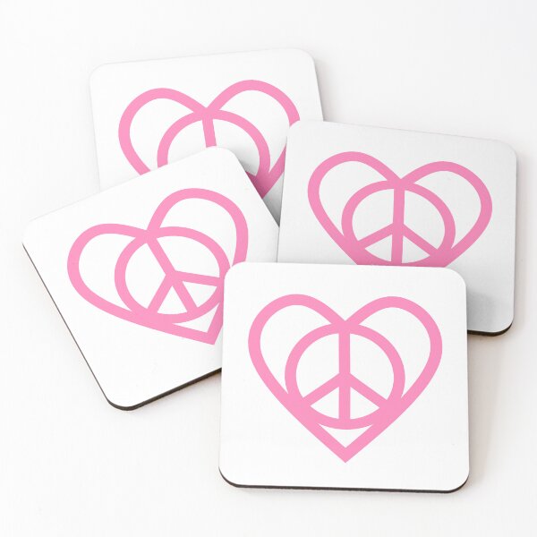 Item preview, Pink Peace And Love designed and sold by Sartoris Art.
