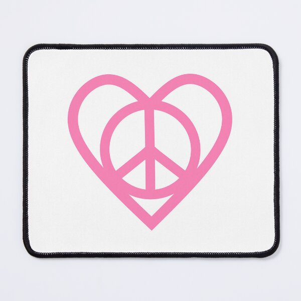 Item preview, Pink Love And Peace designed and sold by Sartoris Art.