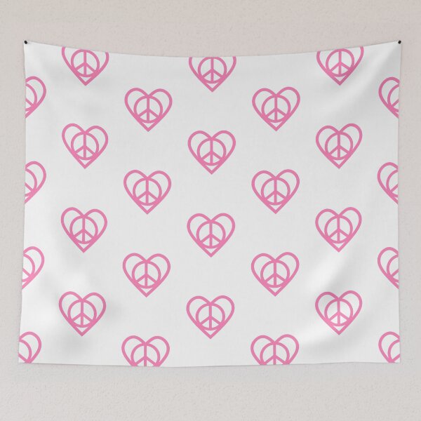 Item preview, Pink Love And Peace designed and sold by Sartoris Art.