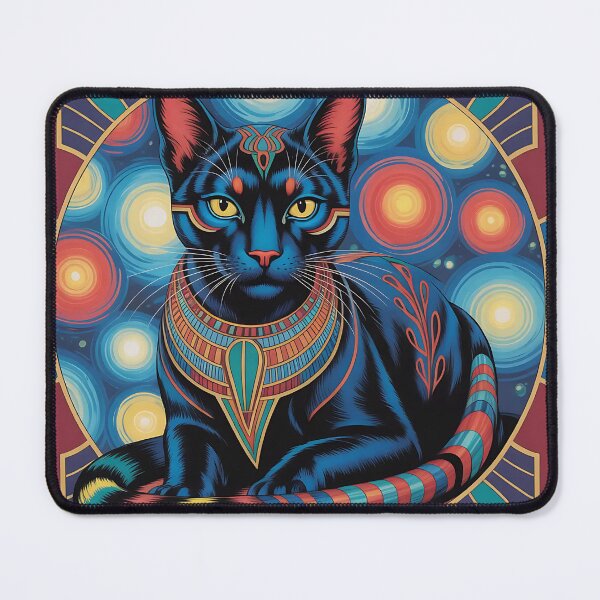 Item preview, Egyptian Cat Goddess - Bastet Style Portrait designed and sold by VA Design.