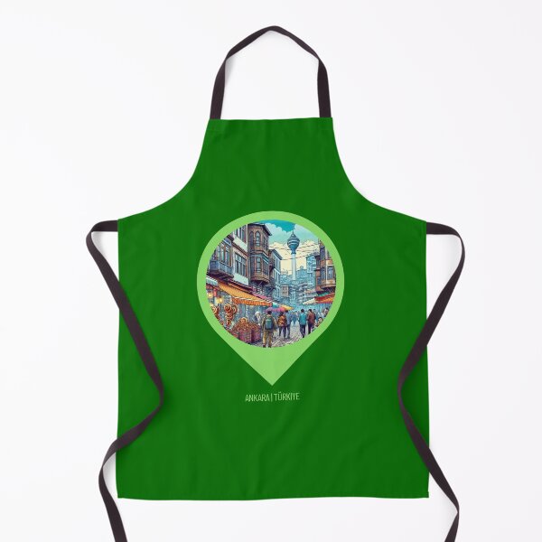 Item preview, Ankara Türkiye 80s Retro Cityscape – Vibrant Vintage AI Art for Clothing, Gifts, and Travel Lovers designed and sold by knalpot-design.