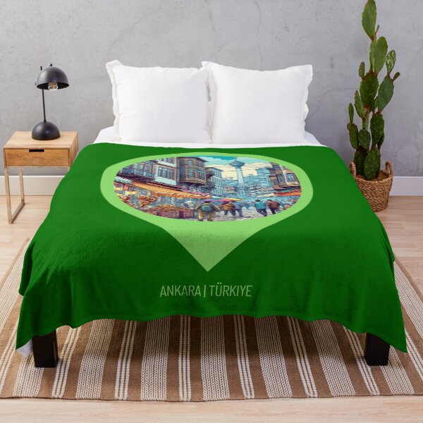 Item preview, Ankara Türkiye 80s Retro Cityscape – Vibrant Vintage AI Art for Clothing, Gifts, and Travel Lovers designed and sold by knalpot-design.