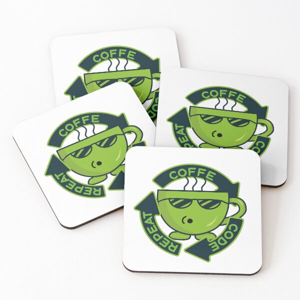 Item preview, Coffe, Code, Repeat  designed and sold by Mammoths.