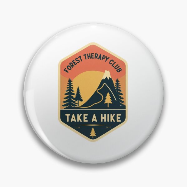 Item preview, Forest Therapy Club – Take a Hike Retro Hiking T-Shirt designed and sold by fantasyy.