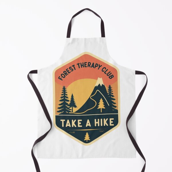 Item preview, Forest Therapy Club – Take a Hike Retro Hiking T-Shirt designed and sold by fantasyy.