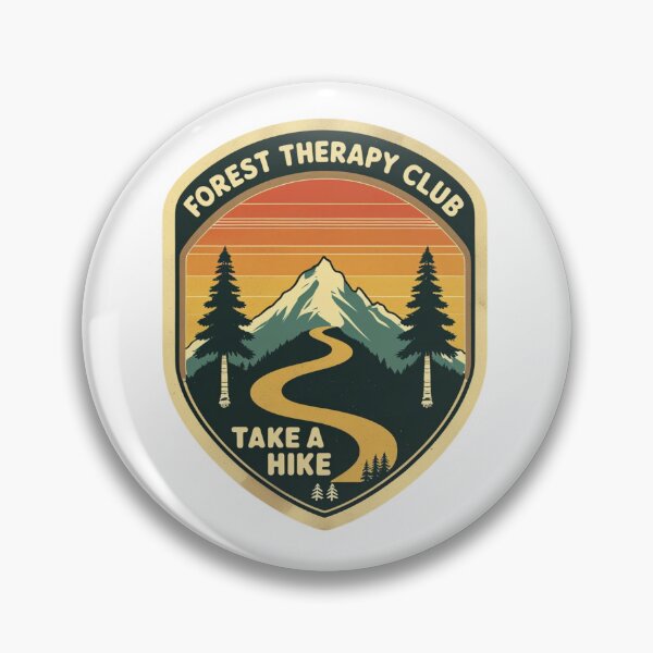 Item preview,  Forest Therapy Club – Take a Hike Retro Hiking T-Shirt designed and sold by fantasyy.