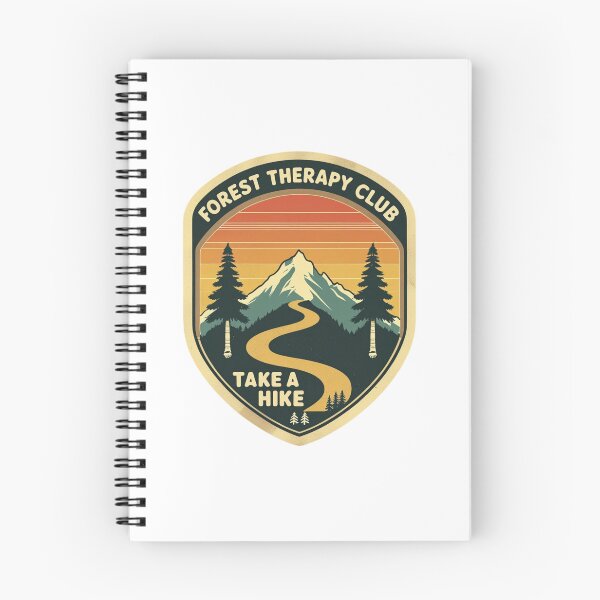 Item preview,  Forest Therapy Club – Take a Hike Retro Hiking T-Shirt designed and sold by fantasyy.