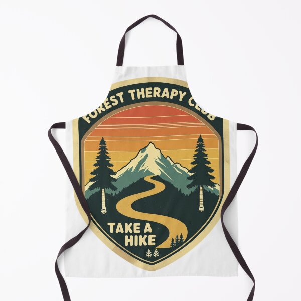 Item preview, Forest Therapy Club – Take a Hike Retro Hiking T-Shirt designed and sold by fantasyy.