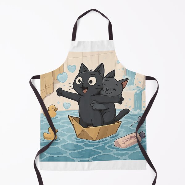 Item preview, Sweet Black Cats Friendship Moment designed and sold by Triple-NTH.