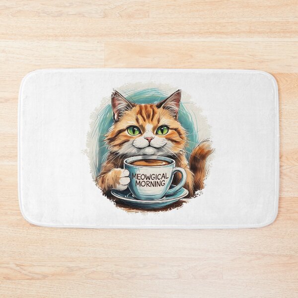 Item preview, Meowgical Morning designed and sold by TestudoDesign.