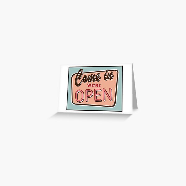 Item preview, Open Store sign designed and sold by ASKEW GRAPHICS.