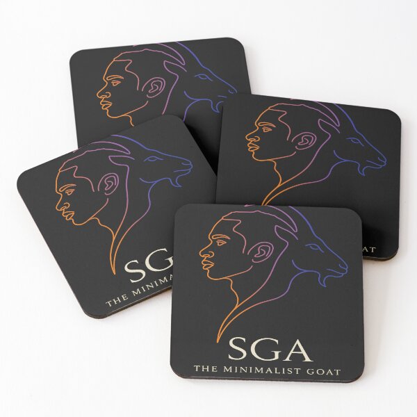 Item preview, SGA-Shai Gilgeous-Alexander Mirror GOAT: Neon Shadow Line designed and sold by POD DYNASTY.