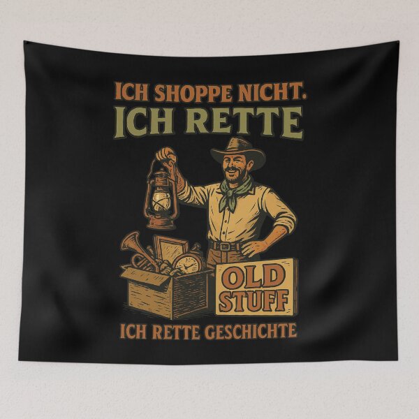 Item preview, I Don't Shop I Save Old Stuff History designed and sold by LuminOrb.