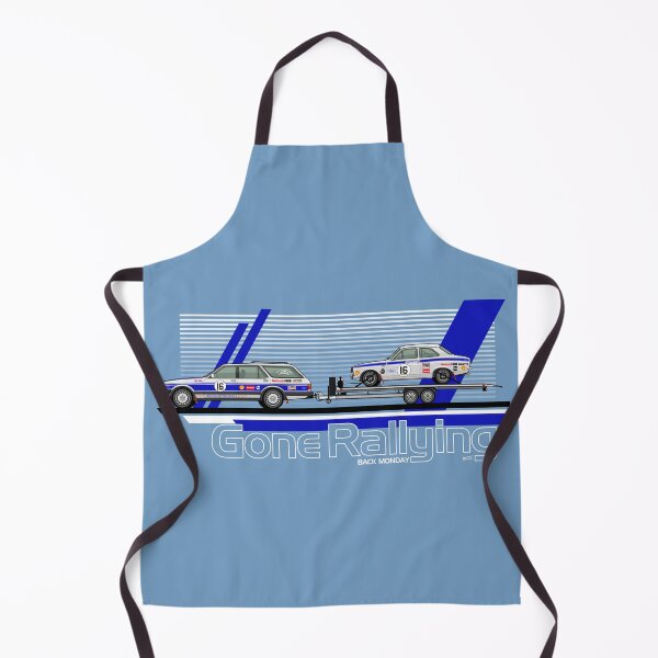 Item preview, Gone Rallying, Back Monday - Ford Granada mk2 and mk1 Escort 80's rally cars designed and sold by RJWautographics.