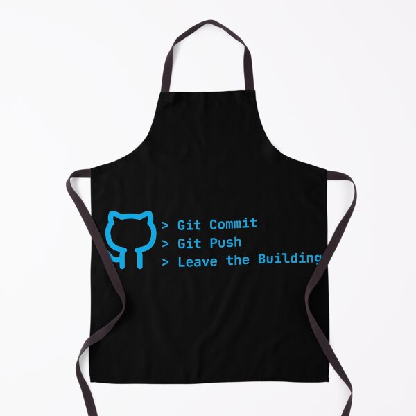 Item preview, Git Commit Git Push Leave the Building – Developer Humor designed and sold by Redstrawberry13.