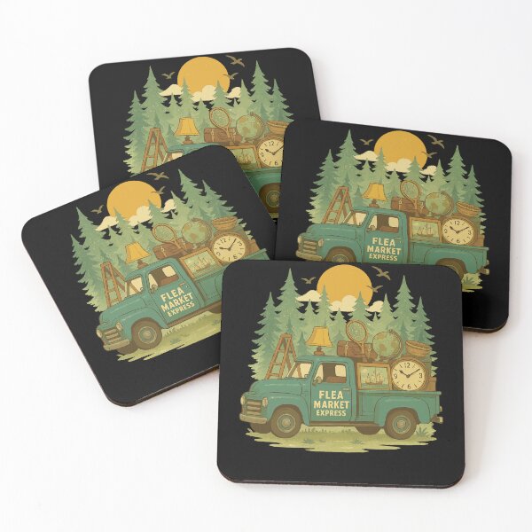 Item preview, Flea Market Express Retro Vintage designed and sold by LuminOrb.