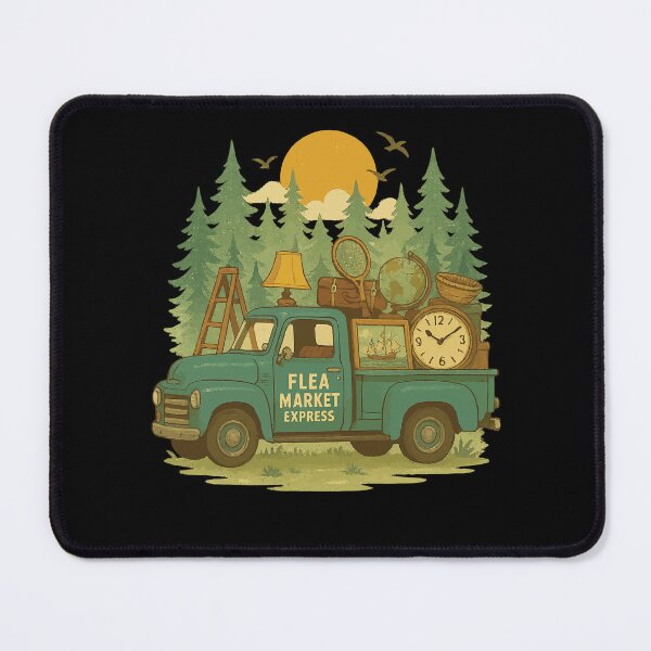 Item preview, Flea Market Express Retro Vintage designed and sold by LuminOrb.