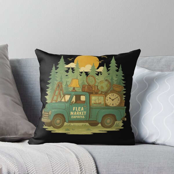 Item preview, Flea Market Express Retro Vintage designed and sold by LuminOrb.