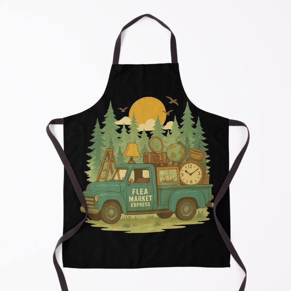 Item preview, Flea Market Express Retro Vintage designed and sold by LuminOrb.