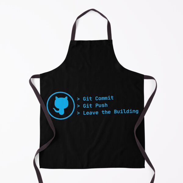 Item preview, Git Commit Git Push Leave the Building – Developer Humor designed and sold by Redstrawberry13.
