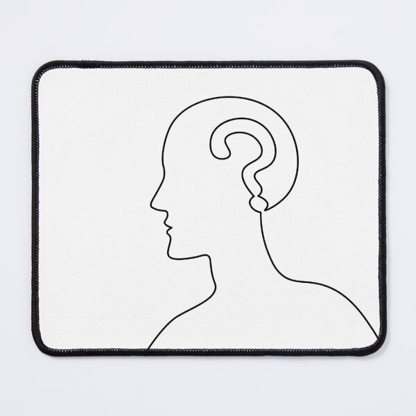 Item preview, One Line Man Thinking Question Coaching designed and sold by LuckyStep.