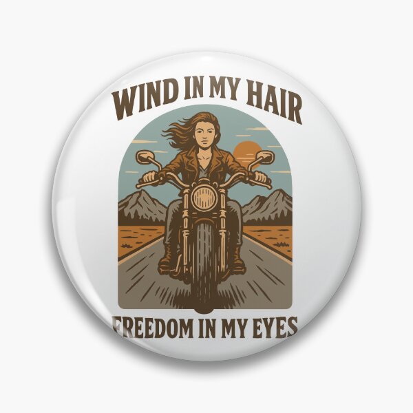 Item preview, Wind In My Hair Freedom In My Eyes Frauen designed and sold by LuminOrb.