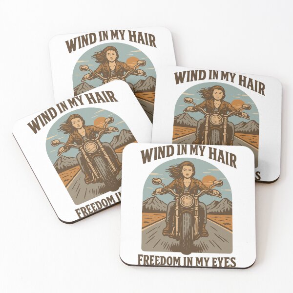 Item preview, Wind In My Hair Freedom In My Eyes Frauen designed and sold by LuminOrb.