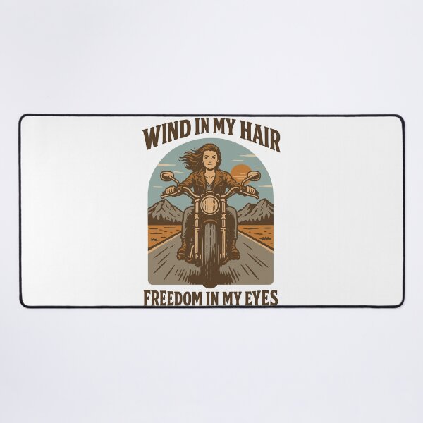 Item preview, Wind In My Hair Freedom In My Eyes Frauen designed and sold by LuminOrb.