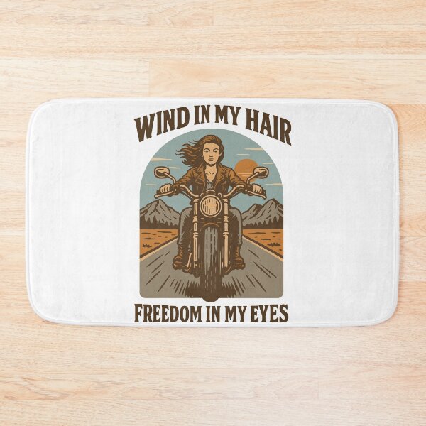 Item preview, Wind In My Hair Freedom In My Eyes Frauen designed and sold by LuminOrb.