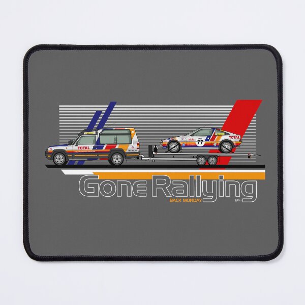 Item preview, Gone Rallying, Back Monday - Matra Rancho and Matra Murena 80's rally cars designed and sold by RJWautographics.